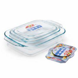 Pyrex de 3 Plats De Cuisson Rectangulaire Irresistible