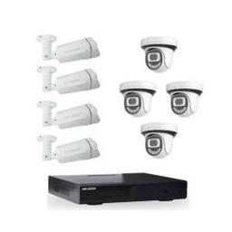 Surveillance MIPVISION XDVR 4 Caméras DOME Internes + 4 Caméras Externes 5MP