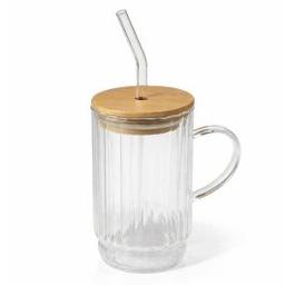 Couvercle Tasse Paille En Verre