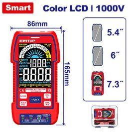 Multimètre Numérique EMTOP 9999 Points 1000V EDMR5110004