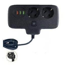 SLM T2435 2 Prise, 3 USB, 1 USB-C