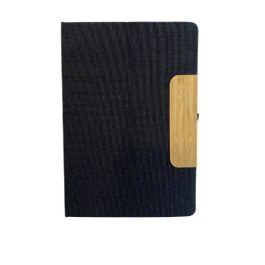 Notebook A5 écologique en Rpet Bambou + Couverture Pliable