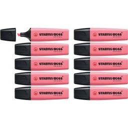 Hugo Boss de 10 Surligneurs STABILO Cherry blossom pink