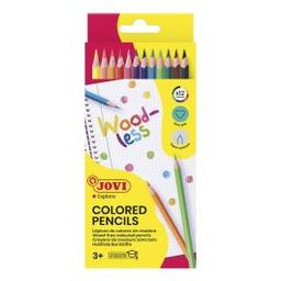 Crayons de Couleurs JOVI Sans Bois Triangulaire woodless