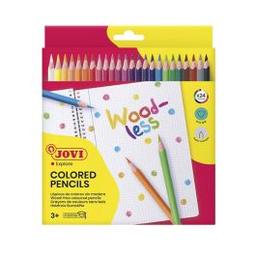 Crayon de couleurs JOVI Sans Bois Triangulaire WOODLESS 734 24