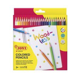 Crayon de couleurs JOVI Sans Bois Triangulaire WOODLESS 734 24