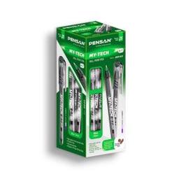Paquet De 25 Stylos à Bille PENSAN My Tech Verts
