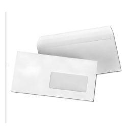 Enveloppes Blanches PIGNA Fenêtre 110 x 220 mm Strip 80 Gr