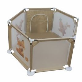 Parc de Jeu Sécurisé Pour Bébé Beige