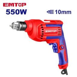 PERCUSSION Perceuse 10mm EMTOP 550W EEDL556