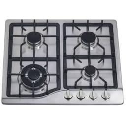 GALAXY Plaque 4Feux Inox