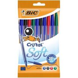 BIC Soft Cristal Assortis