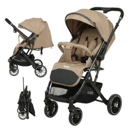 Poussette Valise KIDILO 535 Réversible & Pliable Marron