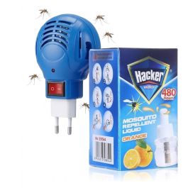 Prise Anti-Insectes E8544 + Recharge Liquide Hacker Warrior