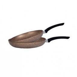 Poêles COOK'ART 24cm&28cm Marron