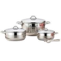 Faitouts VIVALDI 24cm,26cm&28cm Inox