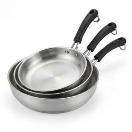Poêles à Frire 22cm,24cm&26cm Inox