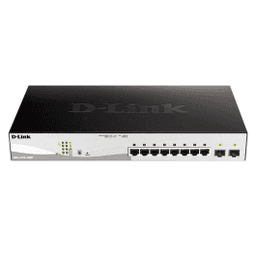 D-Link Switch Smart DGS-1210-10MP 8 gigabit POE + 2SFP ports