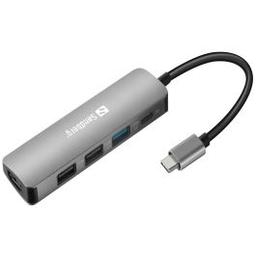 Sandberg Station d'accueil Dock USB-C HDMI+3xUSB+PD