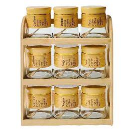 Condiments Support 3 Niveaux 9 Pots