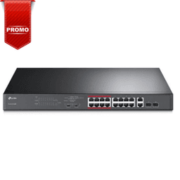 TP-Link Switch 16 ports PoE+ 2 ports Gigabit + 10 100 Mbps