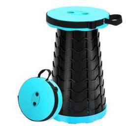 Tabouret Télescopique Pliable pour Camping Plage Ciel