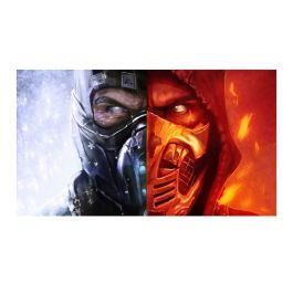 Tapis de Souris Gamer XXL MORTAL KOMBA 400 x 900 mm Assortie