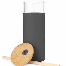 Couvercle Tasse Paille foncé