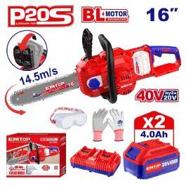 EMTOP Tronçonneuse 40V 2B4A ELGA401682