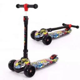 SCOOTER Graffiti Enfant 2278 3 Roues LED Multi Couleurs