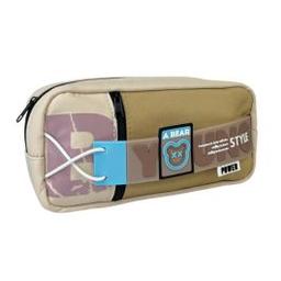 SCOLAIRE Trousse A BEAR A-2952 BEIGE