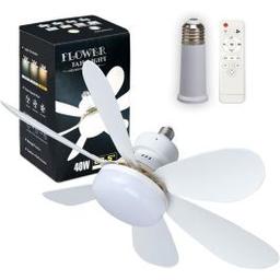 Plafond avec éclairage Flower Fan 40W