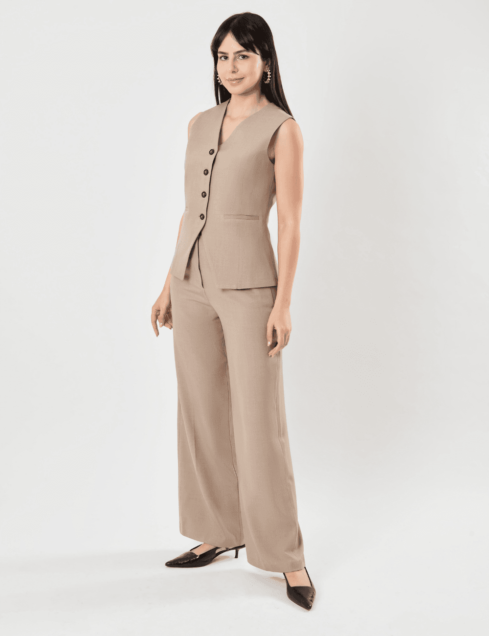 Lina Set Set style tailleur Grège Ms. Marion