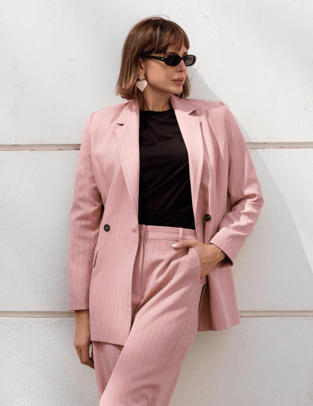 Leila Suit Tailleur à Rayures Ms. Marion