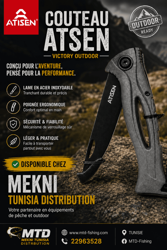 ATISEN Couteau Victory Outdoor