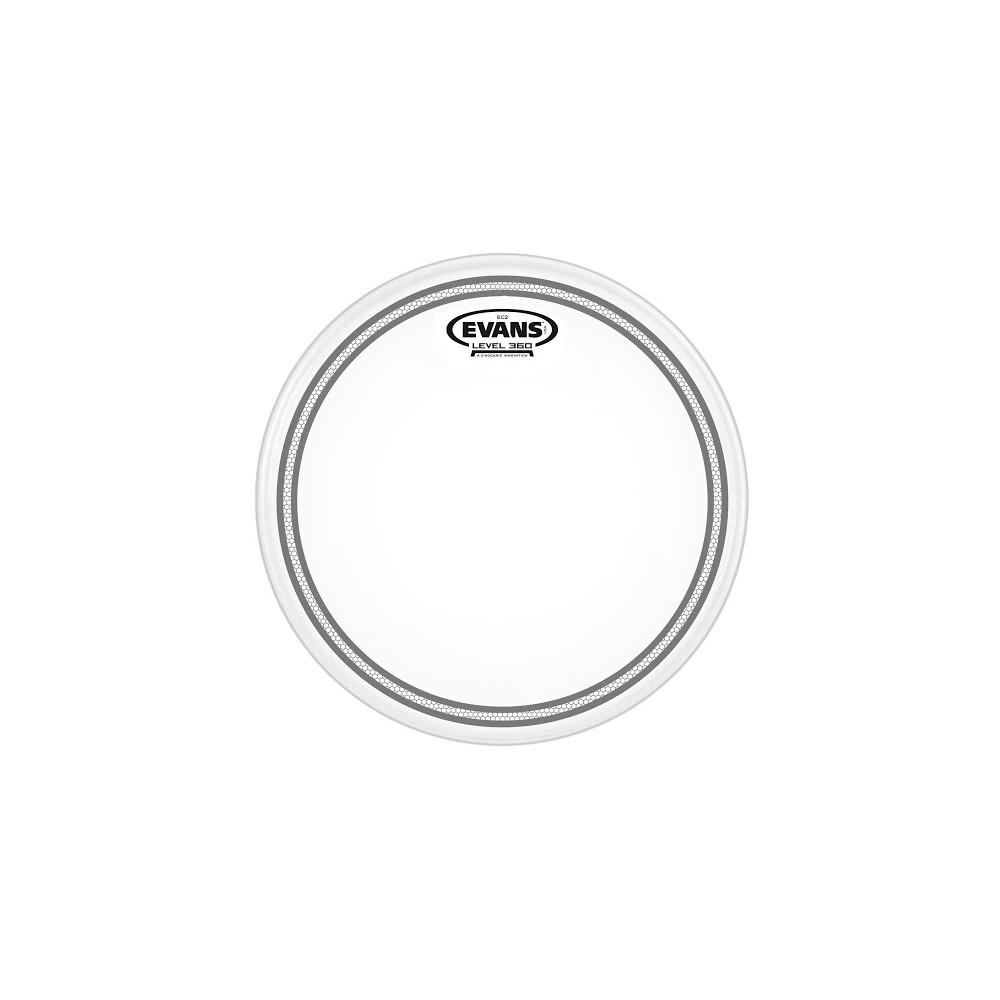 Evans B12EC2S, Peau de frappe de tom EC2 semi-transparente, 12"