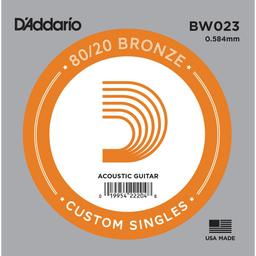 BW023 Corde Guitare Folk acoustique en Filé rond 023