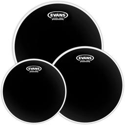 Evans ETP-ONX2-F, Pack de Peaux ONX2 Fusion noires, 10"