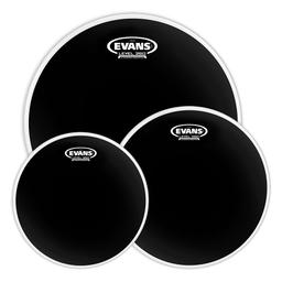 Evans ETP-ONX2-R, Pack de Peaux ONX2 Rock sablées noires