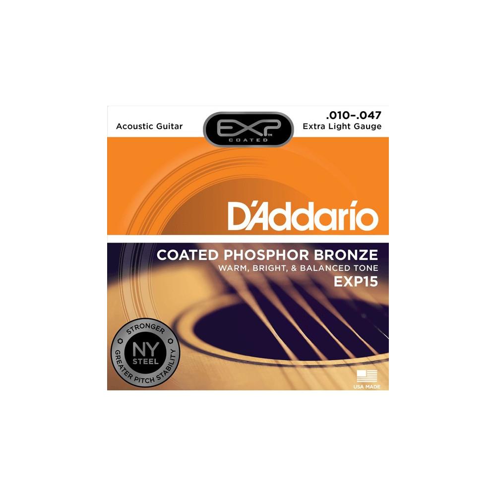 EXP15 Cordes Guitare Acoustique Extra Light 10-47