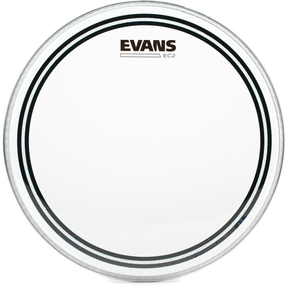 Evans TT12EC2S, Peau de frappe de tom EC2 transparente, 12"