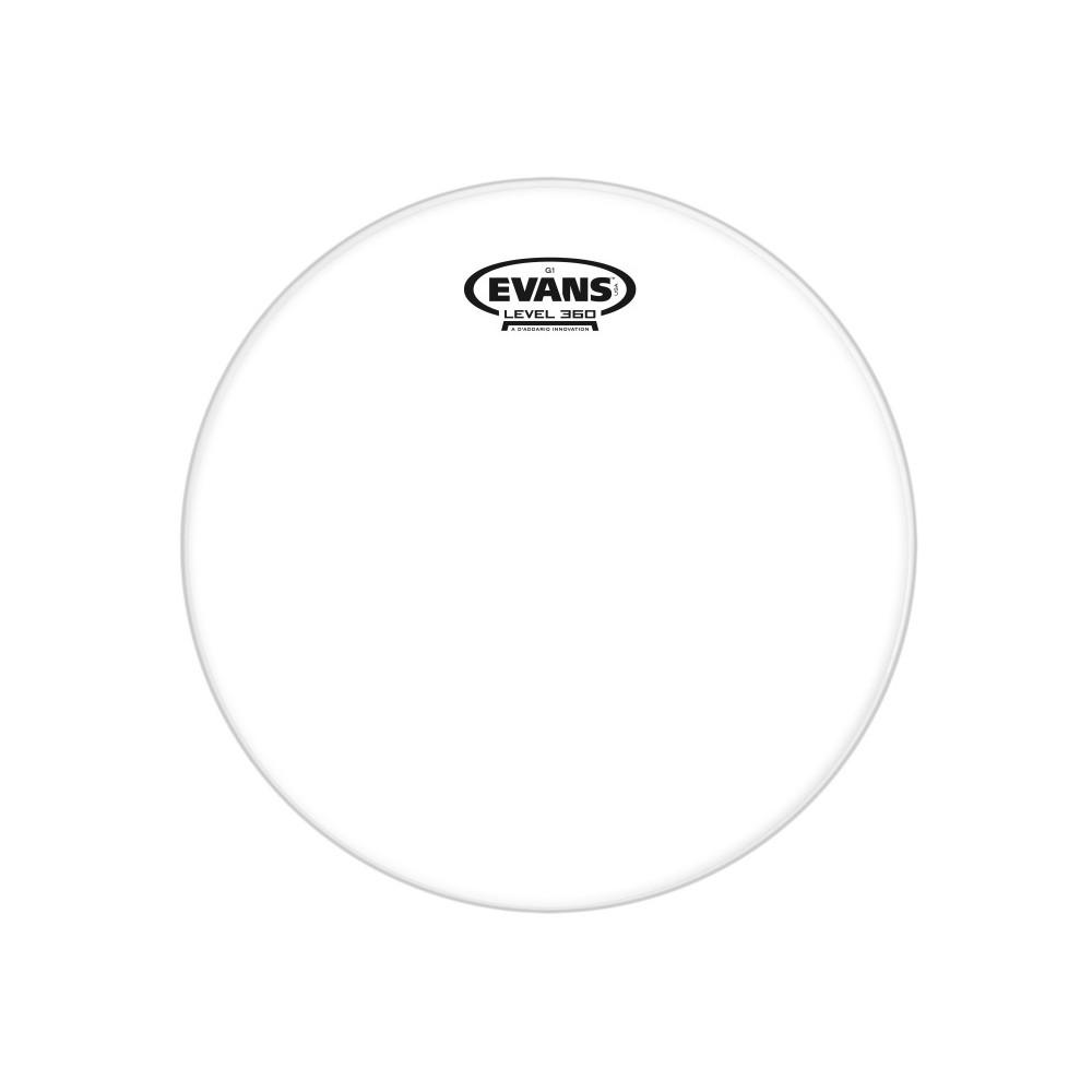 Evans TT16G1, Peau de frappe de tom G1 transparente, 16"
