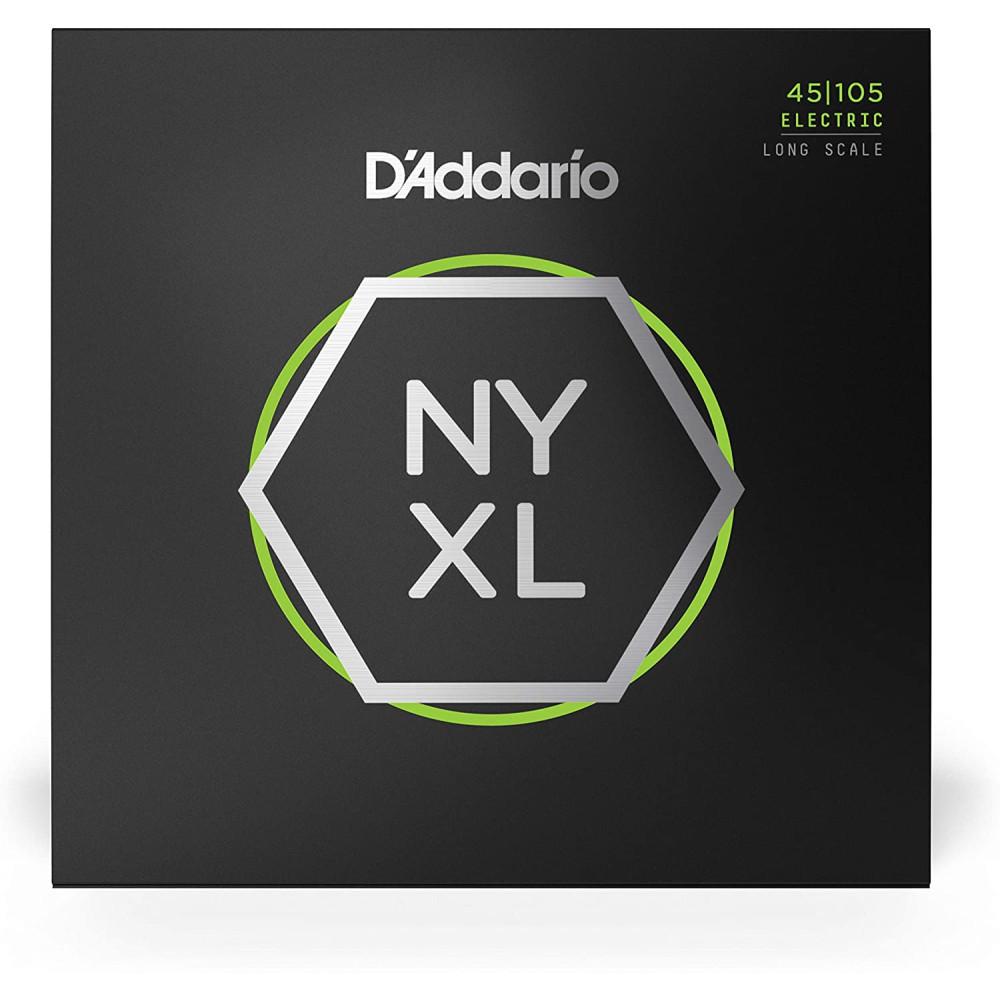NYXL45105 Jeu de 4 cordes Basse électrique Nickel