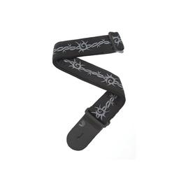 Courroie de guitare en polyester, Barbed Wire