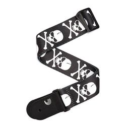 Courroie de guitare en polyester, Skull