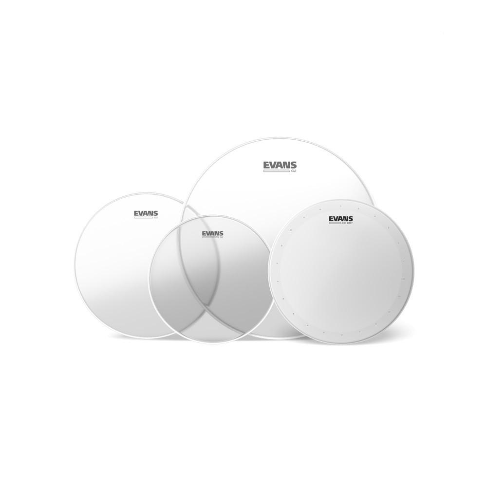 Evans EPP-G2HDD-F, Pack de Peaux G2 Fusion transparentes