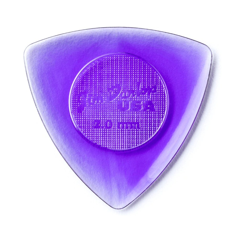 Dunlop 473R20, Médiator pour basse Tri Stubby, 2mm