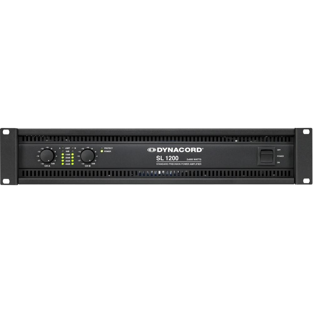 Dynacord SL1200, Ampli de puissance 2 x 600 watts RMS 4 ohms