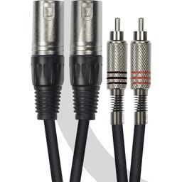 Aywa Y054, 2 RCA mâle 2 XLR mâle, 3m