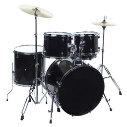 Basix STDS-BK, Crash Force 5 Batterie Acoustique, Noire